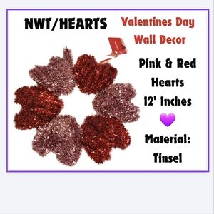 🔥NWT / HEARTS WALL DECOR ♥